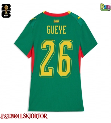 Senegal Pape Gueye #26 Bortatröja Dam VM 2026 Kortärmad